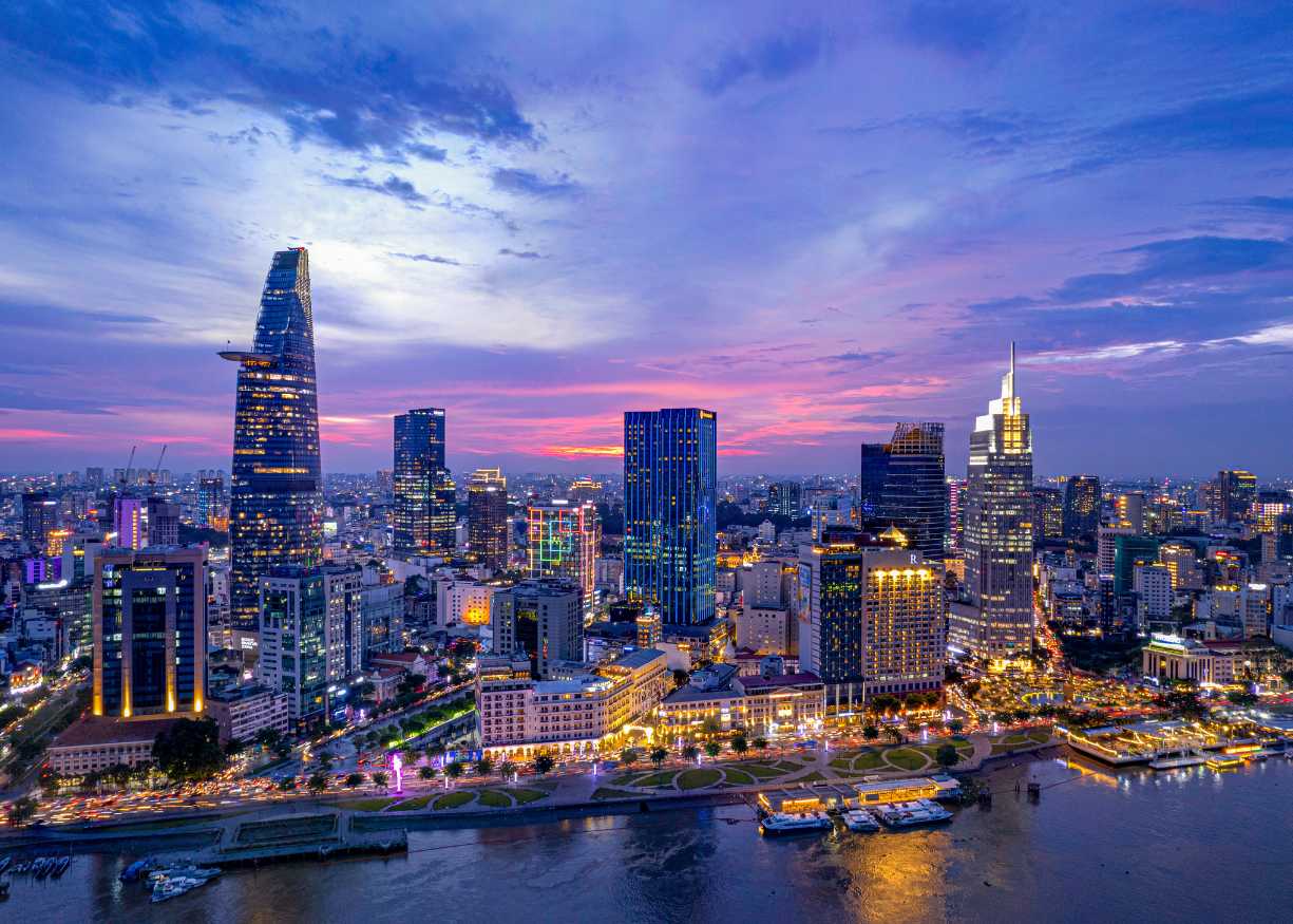 Ho Chi Minh City riverfront